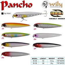 Wily Pancho 12.8 cm Maket Balık 29 gr 07