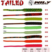 Wily Tailed Lrf Silikon Yem 5.5 cm 0.4 gr 09