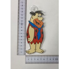 OKN OKN88000170-15 Çizgi Film Karakteri Vantuzlu Pleksi Cam Süsü Fred Çakmaktaş