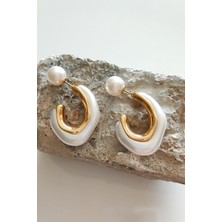 New Obsessions Akrilik Incili Caramio Küpe
