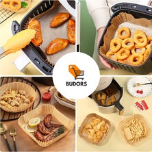 Budors Fritöz Pişirme Kağıdı Kare Tabak Model 16 cm 50'li