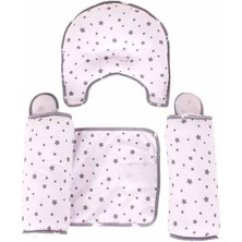 Sevi Bebe Ekru Kafa Şekillendiricili Yan Yatış Yastığı