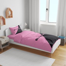 Erays Home Black Pink Tek Kişilik Nevresim Takımı