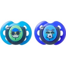 Tommee Tippee 2x Fun Emzik 0-6 Ay Lacivert