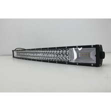 Aracım Oto Aksesuar Off-Road 80 cm Turuncu Beyaz 5 Mod Eğimli 3 Sıra LED