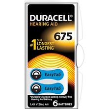 Duracell 675 No Kulaklık Pili 6lı Paket