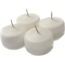 Lecarbee Candles 8’li Küçük Yüzen Mum - Beyaz