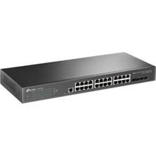 TP-Link TL-SG3428X 24 Port Gıgabıt+ 4X10G Sfp L2+ Yonetılebılır Rackmount Swıtch