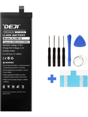 Deji Xiaomi Mi Note 10 / Note 10 Lite / Note 10 Pro Bm52 Batarya Mucize Batarya