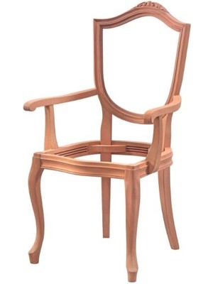 Bendegan Kupa Oymalı Kollu Sandalye