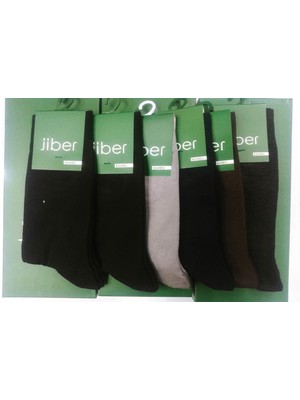 Jiber Erkek Bambu Likralı Uzun  Çorap 5600 - 6 Adet