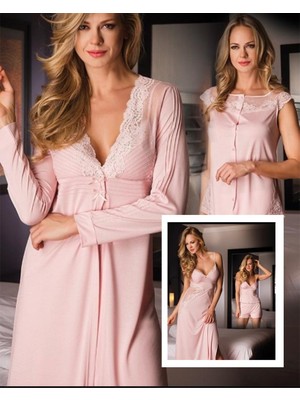 Bondy 1020 Pudra  Penye 6lı Gelin Seti