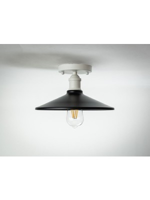 Riolight  RETRO15,RUSTİK Mutfak,oda,kolidor Için Tekli Metal Sarkıt Plofonyer Avize ÇAP:28