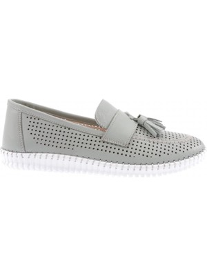 DGN 663 Kadın Püskül Detayli Comfort Ayakkabi