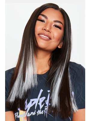 Gri Çıtçıtlı Saç Seti