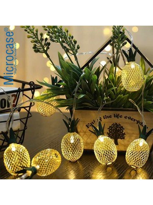 Efes Lighting Microcase Ananas Şekilli Dekoratif LED Işık 2 Metre -  AL3249