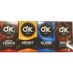 Karma Prezervatif Seti 40'ı (Sıcak Temas+ Hisset + Klasik+ Zirve)