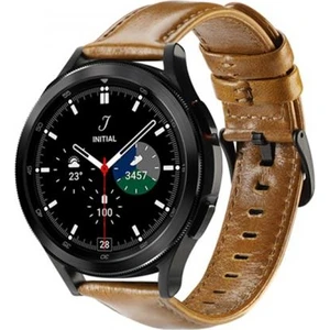 Polham Hermes Loop Samsung Galaxy Watch 22MM ve Huawei Gt2-Gt3-Magic 2 46MM Için Deri Kayış Kordon