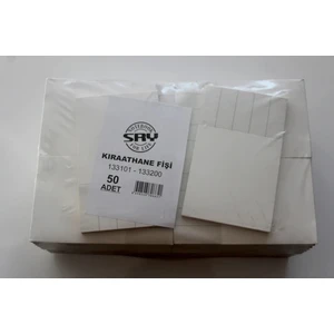 Kıraathane Fişi 50 Cild