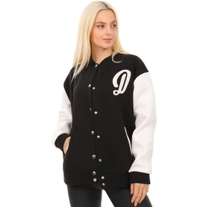 Cng Moda Kadın Arkası Baskılı Kolej Mont Kolej Ceket