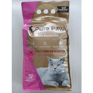 Pure Paws Ince Taneli Bebek Pudralı Bentonit Kedi Kumu 5 Lt
