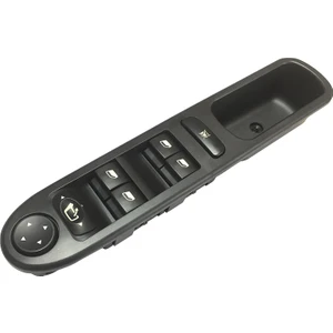 Peugeot 307 Uyumlu Cam Açma Düğmesi Anahtarı 2001-2008 Model Dörtlü 9 Fiş Katlanır Ayna