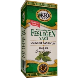 Krk Gıda Soğuk Sıkım Fesleğen Yağı 20 ml