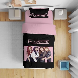Erays Home Erayshome Black Pink Tek Kişilik Nevresim Takımı