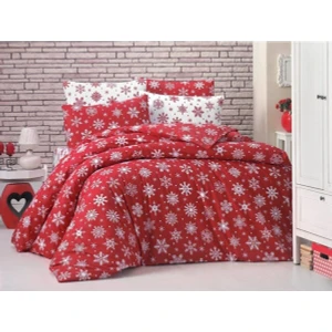 Yılbaşı Konseptli Kırmızı Kişilik Nevresim Takımı