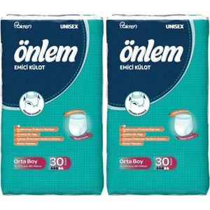 Emici Külot Hasta Bezi Medium Orta 60 Adet