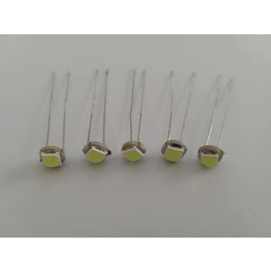 T5 LED Ampul Kıl Bacak Tel Bacak Kılçık Ampul Buz Mavi (5 Adet)