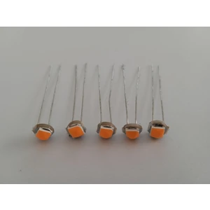 T5 LED Ampul Kıl Bacak Tel Bacak Kılçık Ampul Turuncu (5 Adet)