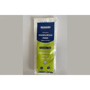 Dermateks Pamuklu Ped 12 cm x 24 cm