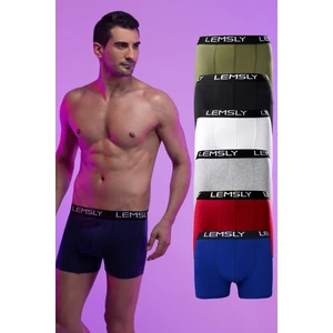 Likralı Renkli 6'lı Kutu Premium Kalite Iç Çamaşırı Exclusive Paket