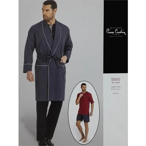 Pierre Cardin 5560 Damatlık Ropteşambr 5 Li Pijama Set