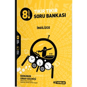 Hız Yayınları 8. Sınıf LGS Tıkır Tıkır Ingilizce Soru Bankası