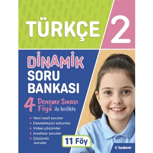 Tudem Yayınları 2. Sınıf Türkçe Dinamik Soru Bankası