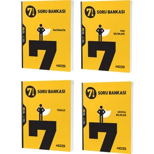 Hız Yayınları 7. Sınıf 4'lü Soru Bankası Seti 7 Soru Bankası