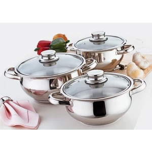 EminHome Gülsan 6 Parça Cam Kapaklı Mercan Set