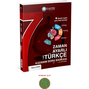 Çanta Yayınları 7. Sınıf Türkçe Etkinlikli Kazanım Soru Bankası