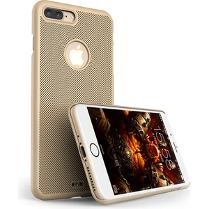 iPhone 7 Plus / 8 Plus Loopee Point Sert Arka Kapak Gold