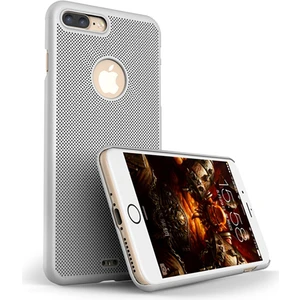 iPhone 7 Plus / 8 Plus Loopee Point Sert Arka Kapak Silver