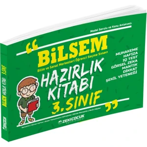 Zeki Çocuk 3. Sınıf Bilsem Hazırlık Kitabı
