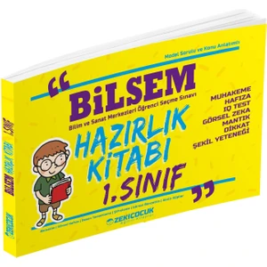Zeki Çocuk 1. Sınıf Bilsem Hazırlık Kitabı