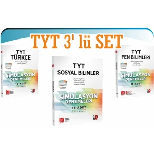 3D Yayınları TYT 3'lü Simülasyon Deneme Seti