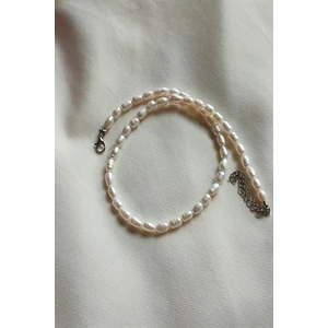Bade Accessories Gerçek Arpa İnci Kolye