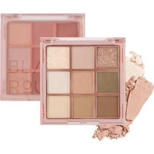 Black Rouge Işıltılı ve Mat Yoğun Pigmentli 9'lu Toz Far Paleti MP02 Rosydation - 7.2 gr