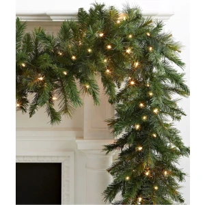 Büyük Boy Yılbaşı Çam Dalı 270 cm Garland 200 Dal-Süslemeleri Dahil Değildir