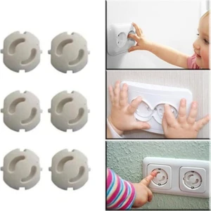 7 Adet Priz Güvenlik Kapağı Bebek Koruyucu Prizler Için Kapak Kolay Ebeveyn Montajı %100 Tam Koruma