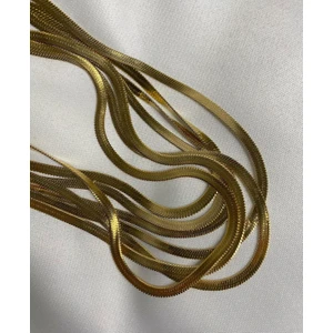 Sadece Jewellery Gold Italyan Zincir Kolye 65CM